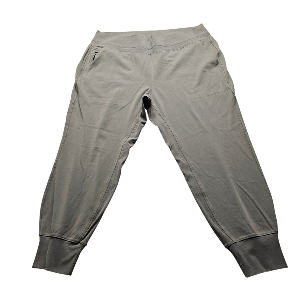 Athleta Venice Jogger Pants Womens 2X Olive Green 597888-13 High Rise Activewear